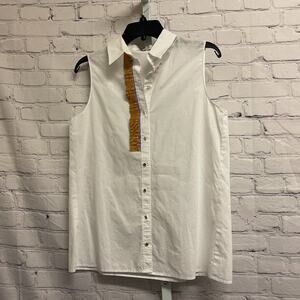 DOROTHEE SCHUMACHER - Ribbon Trimmed Sleeveless Blouse